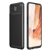 Oppo A73 Kılıf Auto Focus Karbon Kapak - Siyah