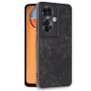 Oppo Reno 11f Kılıf Aras Deri Kapak - Siyah
