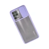 Oppo Reno 5 Lite Kılıf Palm Buzlu Kamera Sürgülü Silikon - Lila