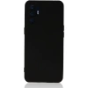 Oppo Reno 6 Kılıf Nano İçi Kadife Silikon - Siyah