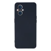 Oppo Reno 7 Lite Kılıf Nano İçi Kadife Silikon - Lacivert