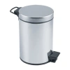 Pedallı 3lt Krom Metal Çöp Kovası (5580)
