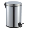 Pedallı 5lt Krom Metal Çöp Kovası (5580)