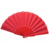 Plastik Kumaş Yelpaze 12li Kırmızı