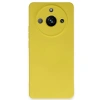 Realme 11 Pro Kılıf Nano İçi Kadife Silikon - Sarı