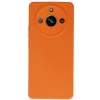 Realme 11 Pro Kılıf Nano İçi Kadife Silikon - Turuncu