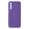 Realme 7 Kılıf Nano İçi Kadife Silikon - Mor
