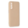 Realme 7 Kılıf Nano İçi Kadife Silikon - Pudra