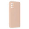 Realme 7 Pro Kılıf Nano İçi Kadife Silikon - Pudra