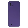Realme C11 2021 Kılıf Nano İçi Kadife Silikon - Mor