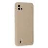 Realme C11 2021 Kılıf Nano İçi Kadife Silikon - Pudra