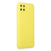 Realme C11 Kılıf Nano İçi Kadife Silikon - Sarı
