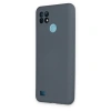 Realme C21 Kılıf Nano İçi Kadife Silikon - Gri