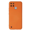 Realme C25y Kılıf Nano İçi Kadife Silikon - Turuncu