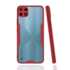 Realme C25y Kılıf Platin Silikon - Kırmızı