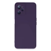 Realme C35 Kılıf Nano İçi Kadife Silikon - Mor
