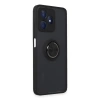 Realme C53 Kılıf Montreal Yüzüklü Silikon Kapak - Siyah