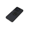 Realme C53 Kılıf Montreal Yüzüklü Silikon Kapak - Siyah