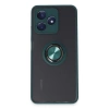 Realme C53 Kılıf Montreal Yüzüklü Silikon Kapak - Yeşil