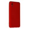 Samsung Galaxy A01 Core Kılıf Nano İçi Kadife Silikon - Kırmızı