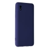 Samsung Galaxy A01 Core Kılıf Nano İçi Kadife Silikon - Lacivert