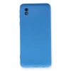 Samsung Galaxy A01 Core Kılıf Nano İçi Kadife Silikon - Mavi