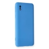 Samsung Galaxy A01 Core Kılıf Nano İçi Kadife Silikon - Mavi