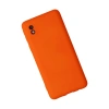 Samsung Galaxy A01 Core Kılıf Nano İçi Kadife Silikon - Turuncu