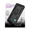 Samsung Galaxy A02 Kılıf Sofya Yüzüklü Silikon Kapak - Siyah
