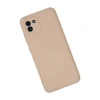 Samsung Galaxy A03 Kılıf Nano İçi Kadife Silikon - Pudra