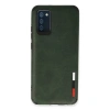 Samsung Galaxy A03s Kılıf Loop Deri Silikon - Yeşil