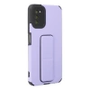 Samsung Galaxy A03s Kılıf Mega Standlı Silikon - Lila