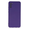 Samsung Galaxy A03s Kılıf Nano İçi Kadife Silikon - Mor