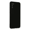 Samsung Galaxy A03s Kılıf Nano İçi Kadife Silikon - Siyah