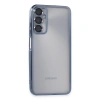 Samsung Galaxy A05s Kılıf Razer Lensli Silikon - Açık Mavi