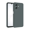 Samsung Galaxy A07 4g Nano İçi Kadife Silikon - Gri