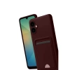 Samsung Galaxy A07 Kelvin Kartvizitli Silikon - Bordo