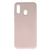 Samsung Galaxy A20 Kılıf Nano İçi Kadife Silikon - Pudra