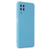 Samsung Galaxy A22 Kılıf Nano İçi Kadife Silikon - Mavi