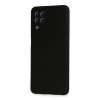 Samsung Galaxy A22 Kılıf Nano İçi Kadife Silikon - Siyah