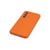 Samsung Galaxy A34 5g Kılıf Nano İçi Kadife Silikon - Turuncu