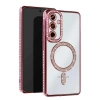 Samsung Galaxy A56 Joke Simli Magneticsafe Kılıf - Pembe