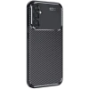 Samsung Galaxy A56 Kılıf Auto Focus Karbon Kapak - Siyah