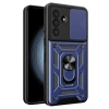 Samsung Galaxy A57 5g Pars Lens Yüzüklü Silikon - Lacivert