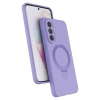 Samsung Galaxy A57 5g Regal Magsafe Standlı Kapak - Lila