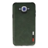 Samsung Galaxy J7 Kılıf Loop Deri Silikon - Yeşil
