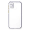 Samsung Galaxy M31 Kılıf Miami Şeffaf Silikon - Lila