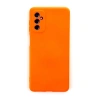 Samsung Galaxy M52 5g Kılıf Nano İçi Kadife Silikon - Turuncu