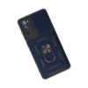 Samsung Galaxy S20 Fe Kılıf Pars Lens Yüzüklü Silikon - Lacivert