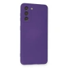 Samsung Galaxy S21 Kılıf Nano İçi Kadife Silikon - Mor